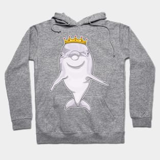 Dolphin Queen Crown Hoodie